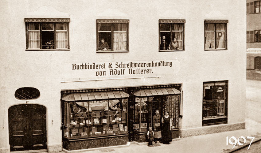 Natterer Schreibwaren Anno 1907
